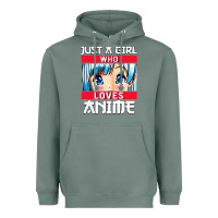 Sage just a girl who loves anime japanese cute Heavyweight Hoodie - artisFamous