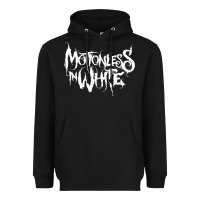 Black motionless in white Heavyweight Hoodie - artisFamous