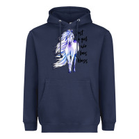 Navy just a girl who loves horses Heavyweight Hoodie - artisFamous