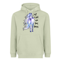 Matcha just a girl who loves horses Heavyweight Hoodie - artisFamous