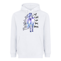 White just a girl who loves horses Heavyweight Hoodie - artisFamous