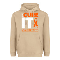 Mushroom just cure it ms multiple sclerosis awareness Heavyweight Hoodie - artisFamous
