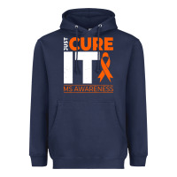 Navy just cure it ms multiple sclerosis awareness Heavyweight Hoodie - artisFamous