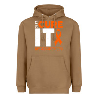 Toasted Coconut just cure it ms multiple sclerosis awareness Heavyweight Hoodie - artisFamous