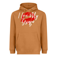 Meerkat kiss lips i love my gringo wife girlfriend premium Heavyweight Hoodie - artisFamous