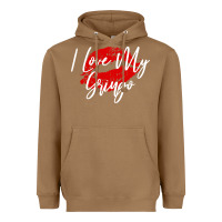 Toasted Coconut kiss lips i love my gringo wife girlfriend premium Heavyweight Hoodie - artisFamous