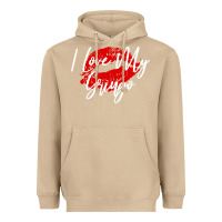 Mushroom kiss lips i love my gringo wife girlfriend premium Heavyweight Hoodie - artisFamous
