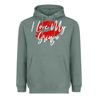 Sage kiss lips i love my gringo wife girlfriend premium Heavyweight Hoodie - artisFamous