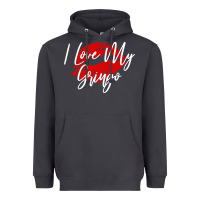 Smoke kiss lips i love my gringo wife girlfriend premium Heavyweight Hoodie - artisFamous