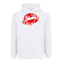 White kiss lips i love my gringo wife girlfriend premium Heavyweight Hoodie - artisFamous