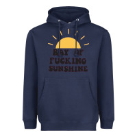 Navy ray of sunshine Heavyweight Hoodie - artisFamous