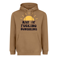 Toasted Coconut ray of sunshine Heavyweight Hoodie - artisFamous