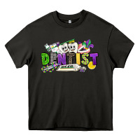 Asphalt dentist mardi gras Heavy Core Tee - CowGirlArtShop
