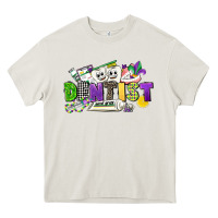 Cream dentist mardi gras Heavy Core Tee - CowGirlArtShop