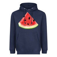 Navy Watermelon Slice Png Heavyweight Hoodie - artisFamous