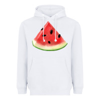 White Watermelon Slice Png Heavyweight Hoodie - artisFamous
