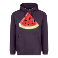 Plum Watermelon Slice Png Heavyweight Hoodie - artisFamous