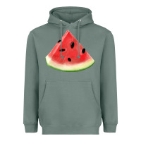 Sage Watermelon Slice Png Heavyweight Hoodie - artisFamous