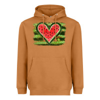 Meerkat Watermelon Heart Heavyweight Hoodie - artisFamous