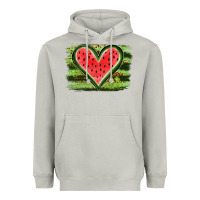Moon Dust Watermelon Heart Heavyweight Hoodie - artisFamous