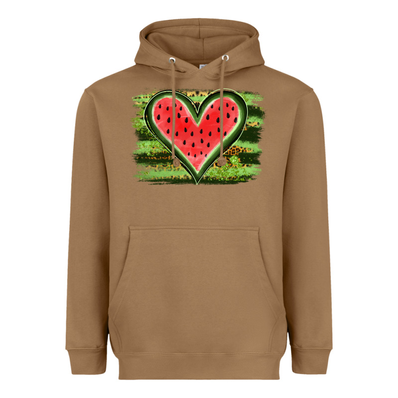 Watermelon Heart Heavyweight Hoodie by artisFamous | Teevron