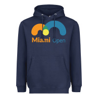 Navy miami open Heavyweight Hoodie - artisFamous