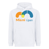 White miami open Heavyweight Hoodie - artisFamous