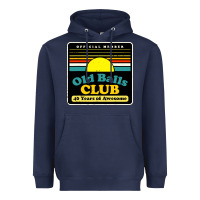Navy mens old balls club 40 years awesome Heavyweight Hoodie - artisFamous