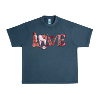 Midnight Navy Valentines day dental love Urban Heavy Tee - RanaPortraitStore