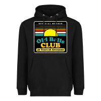 Black mens old balls club 40 years awesome Heavyweight Hoodie - artisFamous