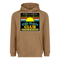 Toasted Coconut mens old balls club 40 years awesome Heavyweight Hoodie - artisFamous