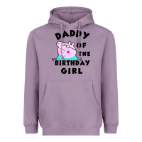 Lavender mens peppa pig daddy of the birthday Heavyweight Hoodie - artisFamous