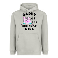 Moon Dust mens peppa pig daddy of the birthday Heavyweight Hoodie - artisFamous