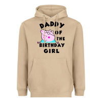 Mushroom mens peppa pig daddy of the birthday Heavyweight Hoodie - artisFamous