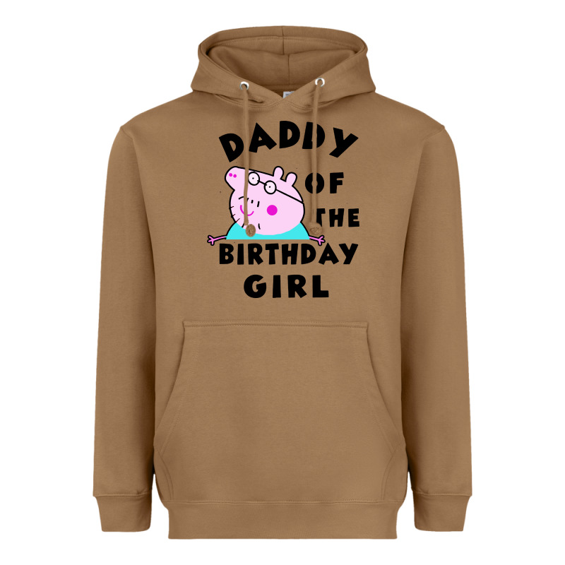Mens Peppa Pig Daddy Of The Birthday Heavyweight Hoodie by artisFamous | Teevron
