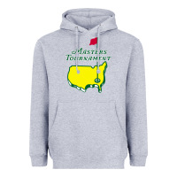 Heather Grey masters tournament Heavyweight Hoodie - artisFamous