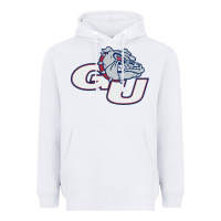 White gonzaga university bulldogs Heavyweight Hoodie - artisFamous