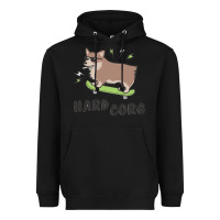 Black hard corg Heavyweight Hoodie - artisFamous