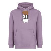 Lavender we bare bears the movie Heavyweight Hoodie - artisFamous