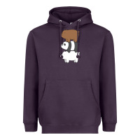 Plum we bare bears the movie Heavyweight Hoodie - artisFamous