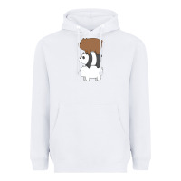 White we bare bears the movie Heavyweight Hoodie - artisFamous