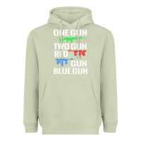 Matcha one gun two gun red gun blue gun Heavyweight Hoodie - artisFamous