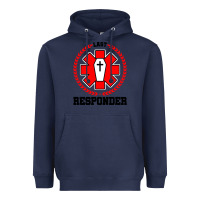 Navy morgue embalmer funeral director mortician Heavyweight Hoodie - artisFamous