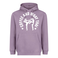 Lavender caffè e muay thai divertente Heavyweight Hoodie - artisFamous