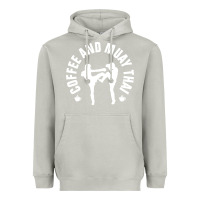 Moon Dust caffè e muay thai divertente Heavyweight Hoodie - artisFamous