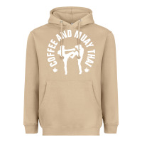 Mushroom caffè e muay thai divertente Heavyweight Hoodie - artisFamous