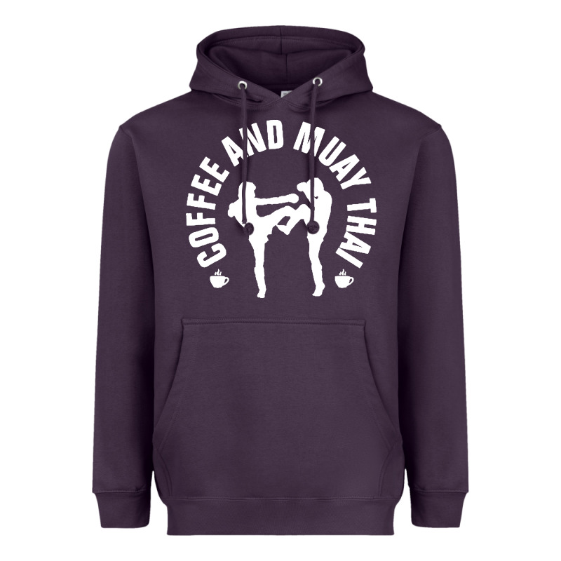 Caffè E Muay Thai Divertente Heavyweight Hoodie by artisFamous | Teevron