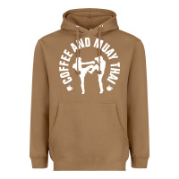Toasted Coconut caffè e muay thai divertente Heavyweight Hoodie - artisFamous