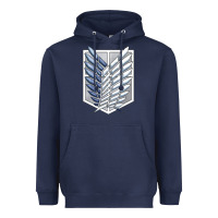 Navy Titan Japan Heavyweight Hoodie - artisFamous