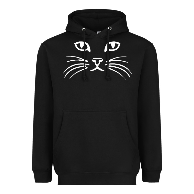 Cat Face Heavyweight Hoodie by artisFamous | Teevron